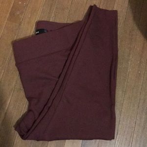Burgundy Torrid Dress Pants